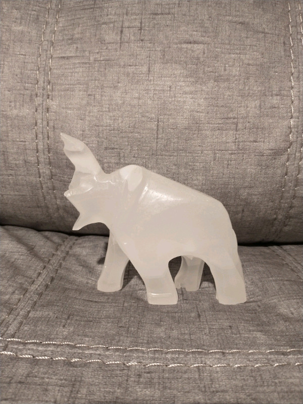 Onyx Stone Elephant