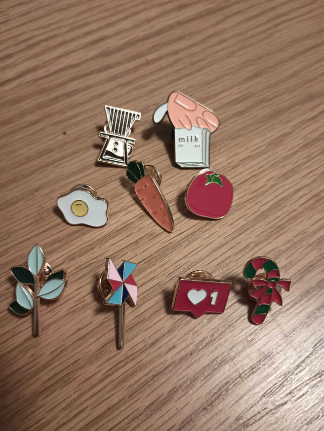 Food/ Random Pin Collection: $1 each