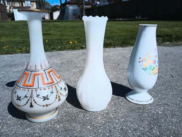 White Vase Bundle