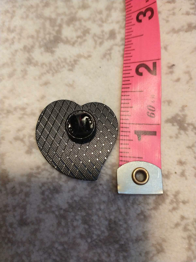Jack and Sally Pin - Blue Heart - photo 2