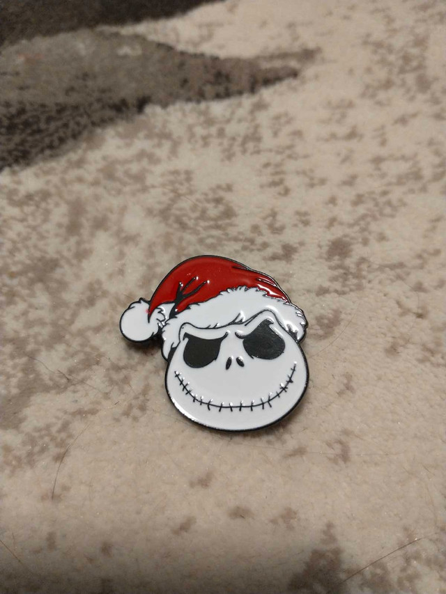 Jack Skellington Santa Pin