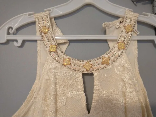 Lace Dress - off white image indicator(2)