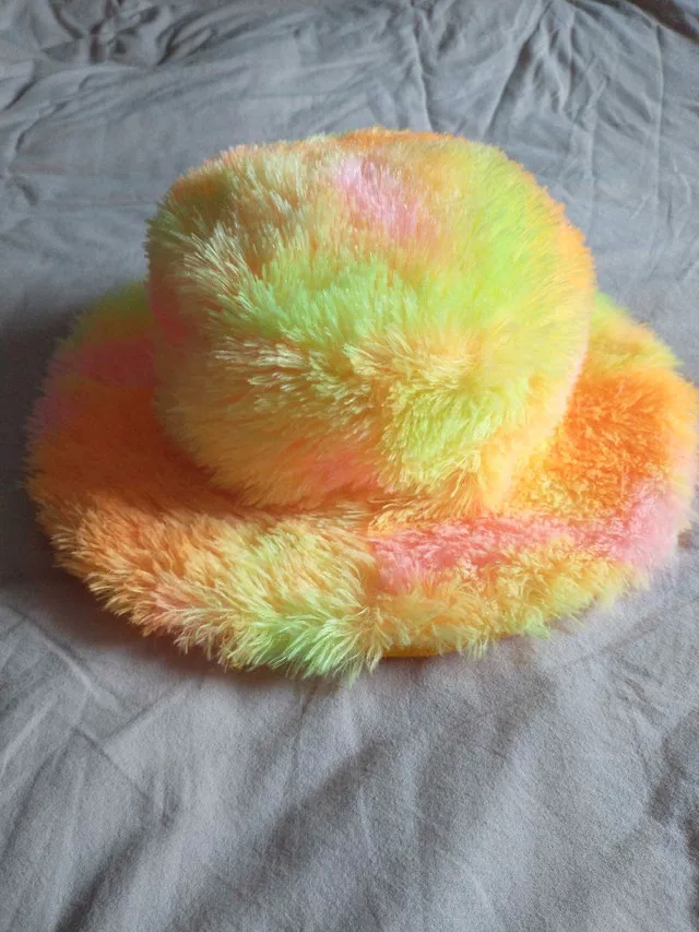 Bright Fuzzy Hat!