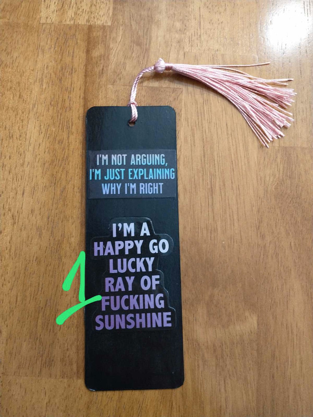 Handmade Sarcastic Bookmarks - photo 3