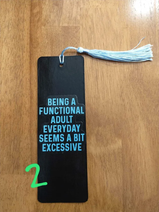Handmade Sarcastic Bookmarks image indicator(4)