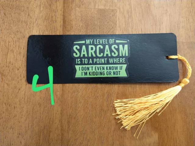 Handmade Sarcastic Bookmarks image indicator(8)