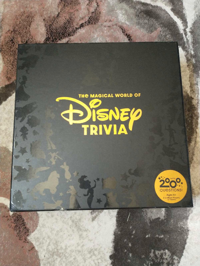 Disney Trivia Board Game
