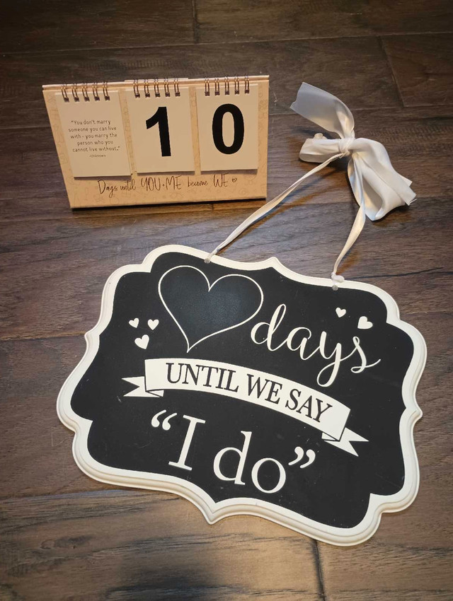 Wedding Countdown Signs