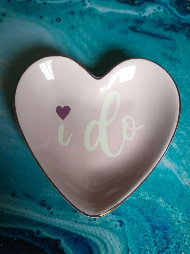"I Do" Jewelry Dish