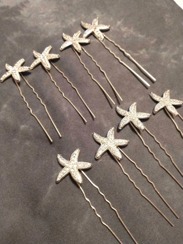 Starfish Theme Hairpins