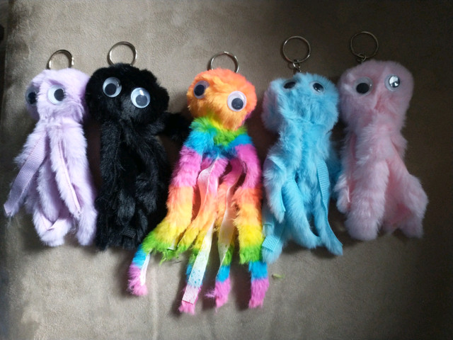 SUPER Soft Octopus Keychains