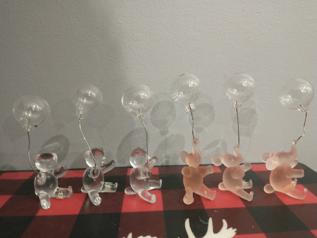 Glass Elephant with Balloon Figurines - photo 2