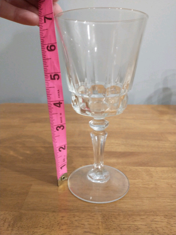 6 Crystal Wine Glasses - photo 3