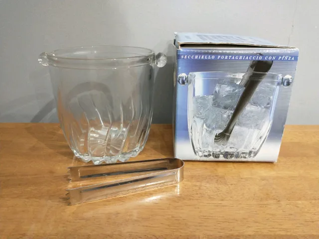 Small Glass Ice Bucket