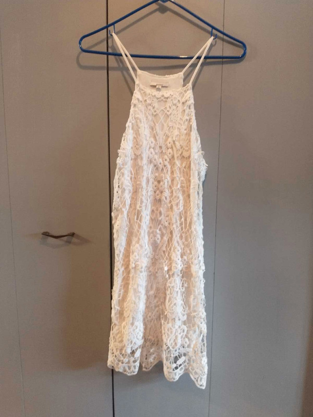 Womens Pretty White Shirt and Dress