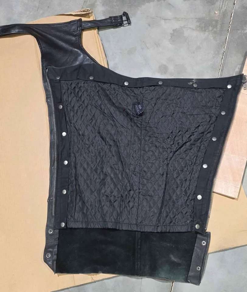 Canadian Motorcycle Co. Leather Chaps 3XL image indicator(3)