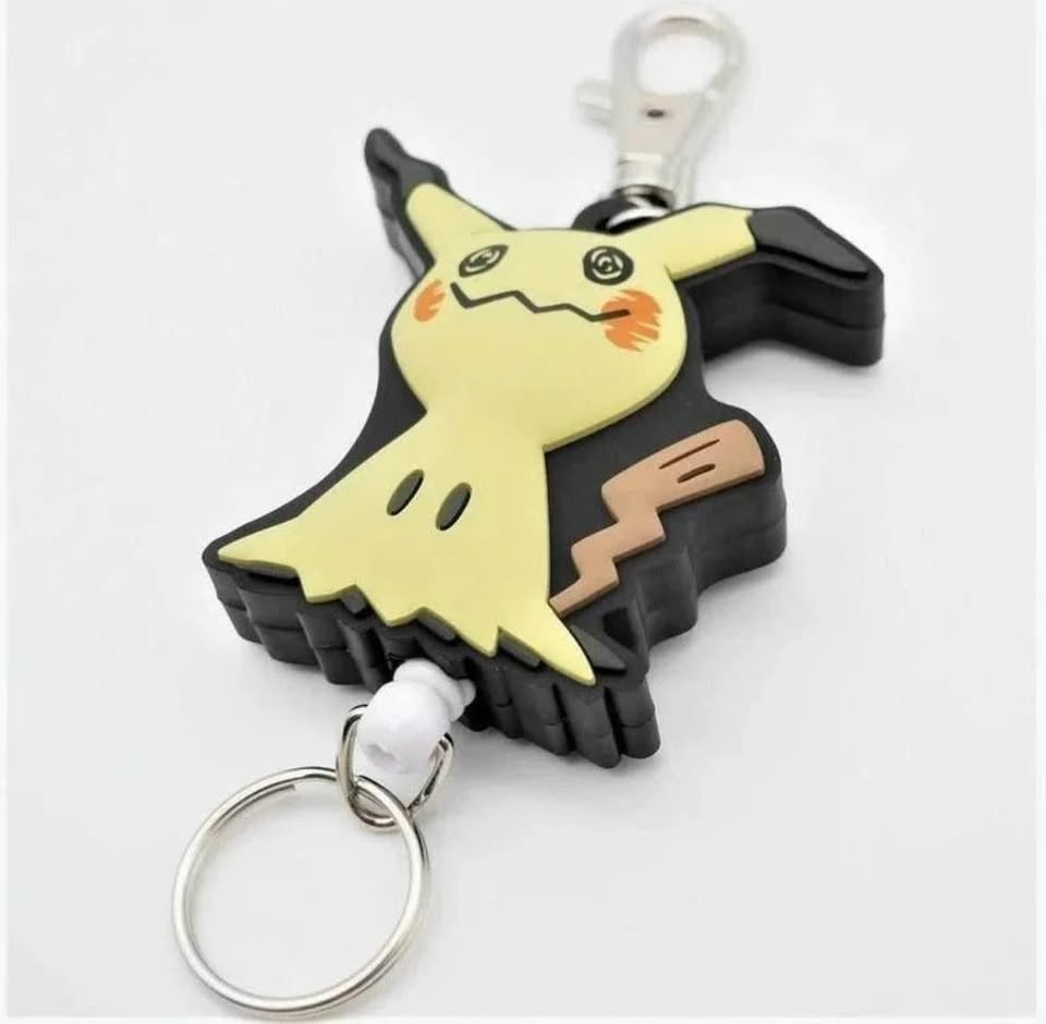 BNWT Japan Pokemon Center Rubber Reel Keyholder Mimikyu - photo 2