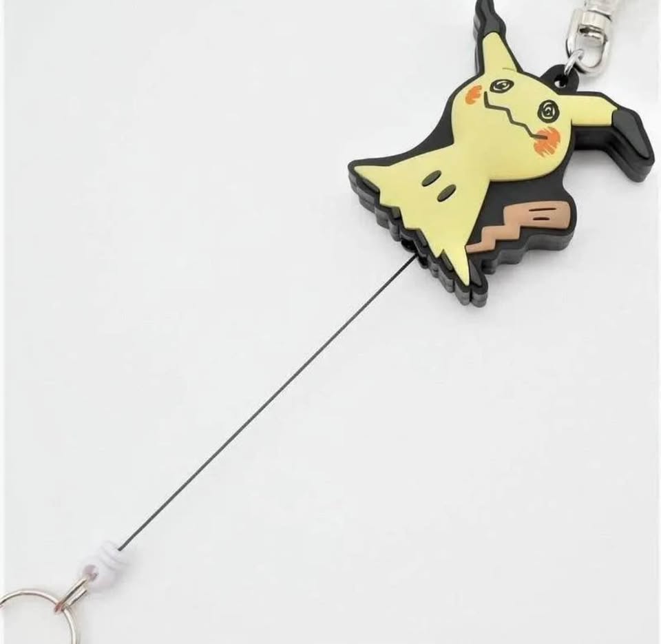 BNWT Japan Pokemon Center Rubber Reel Keyholder Mimikyu - photo 4