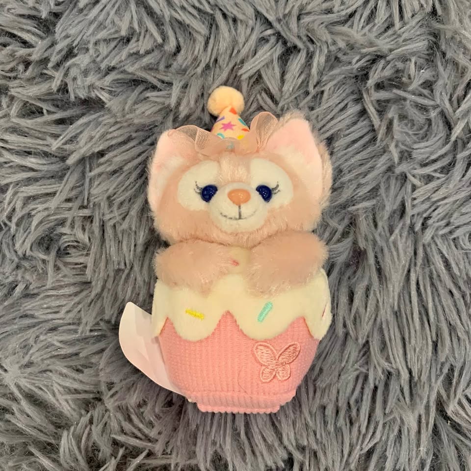 Disneyland HK Duffy Linabell Cupcake Headband Plush