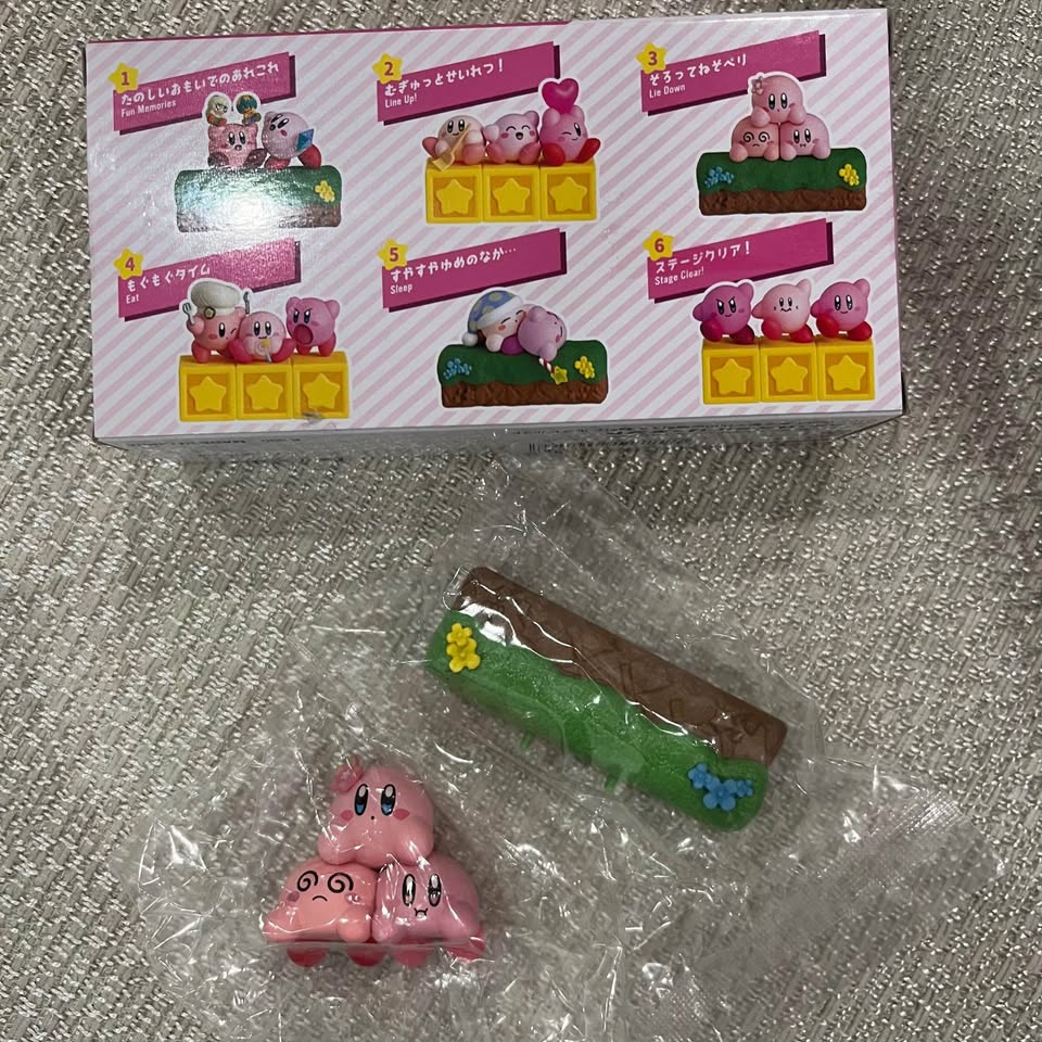 BNIB Japan Re-Ment Kirby 30th Poyotto - 3. Lying Together - photo 3
