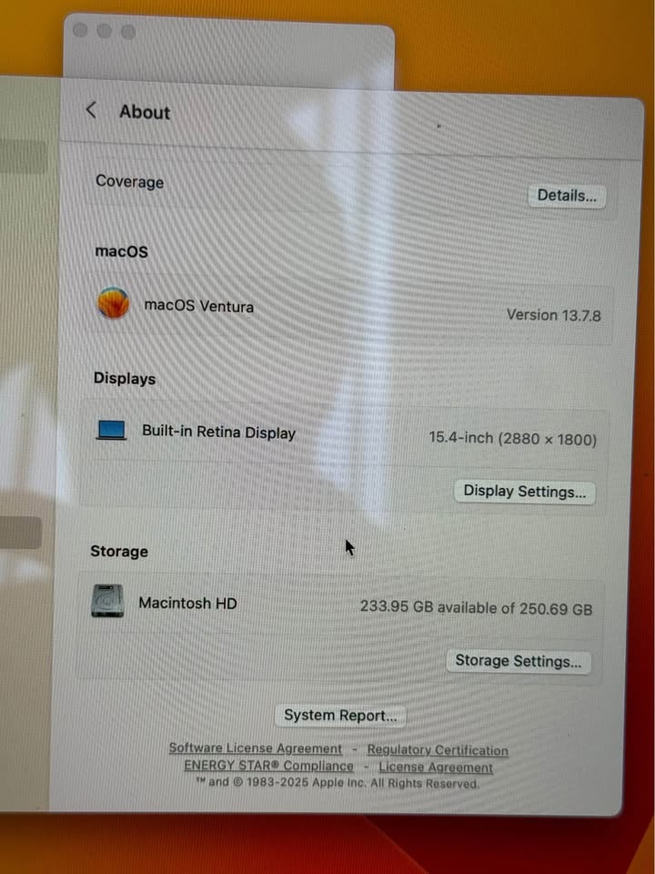 MacBook Pro 15" (2018) - i7/16GB/256GB, Touch Bar - photo 2
