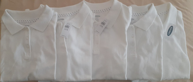 5 Large - Girls Uniform Polo - Old Navy Brand New with Tags