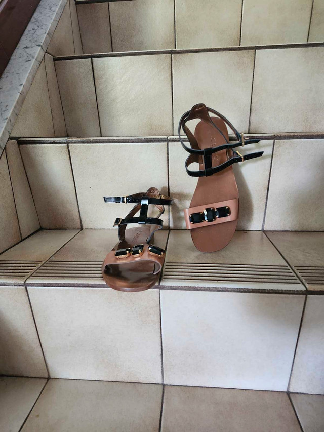 Italian leather flat sandles - photo 2