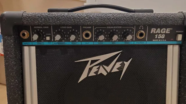 Peavey Rage 158 Amp image indicator(5)
