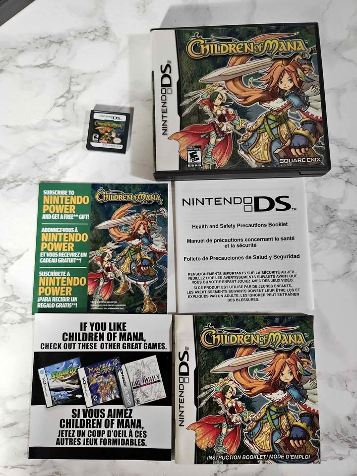 Children of Mana (Nintendo DS) – Complete in Box, Great Cond