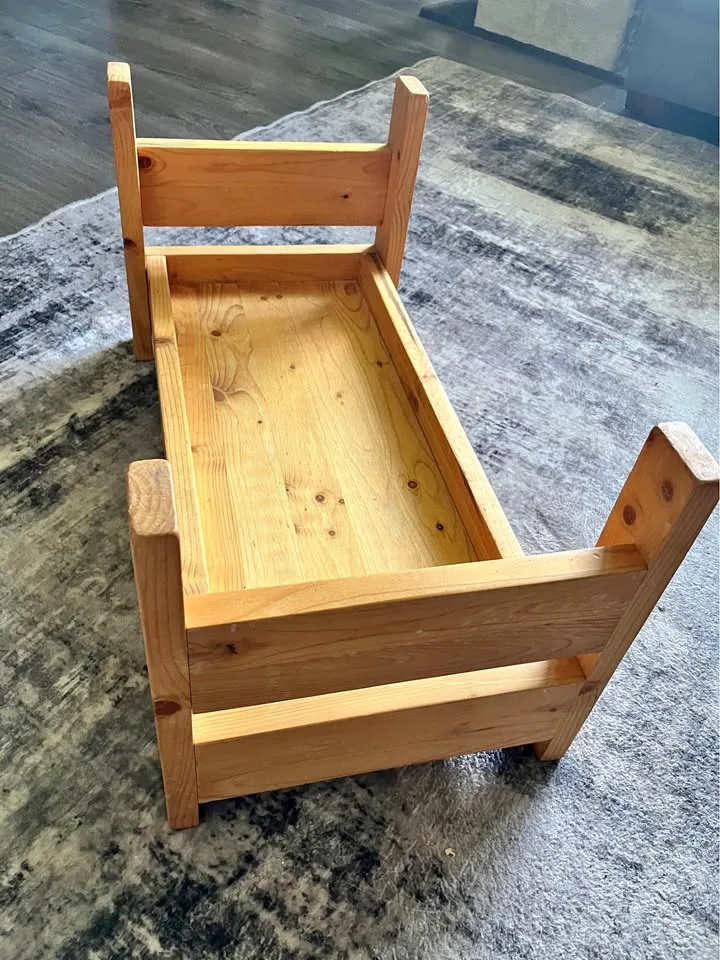 Wood Doll Bed thumbnail