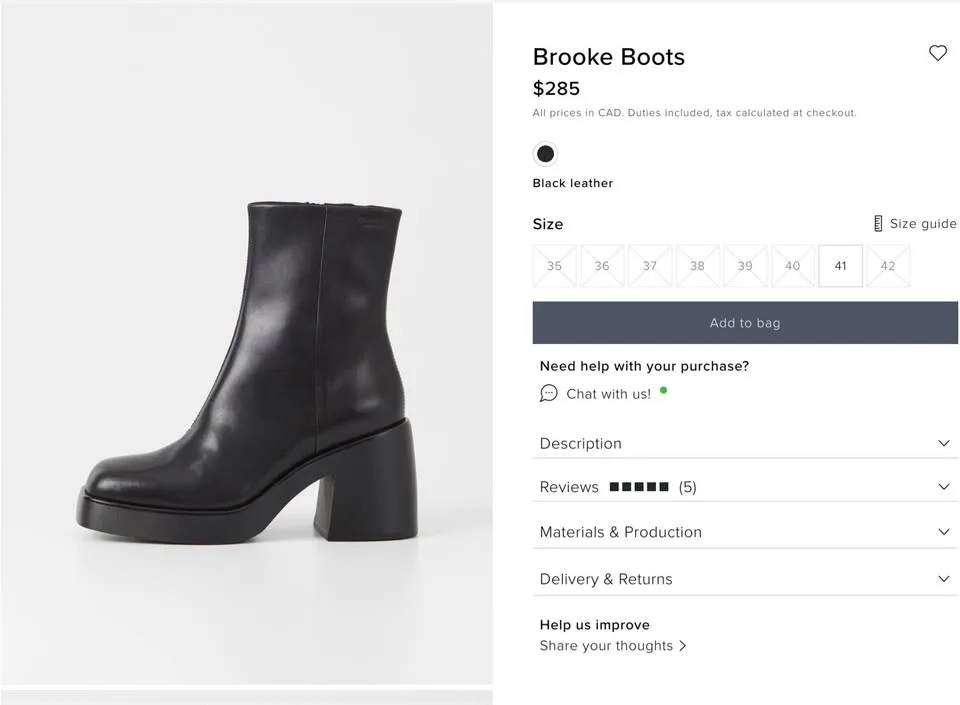 Boots Vagabond image indicator(8)