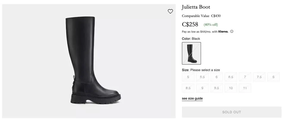 Coach Black Knee-High Boots image indicator(7)