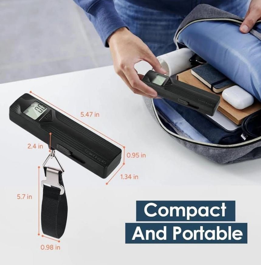 New~Luggage Scale Battery-Free, Portable, 110lbs - photo 4