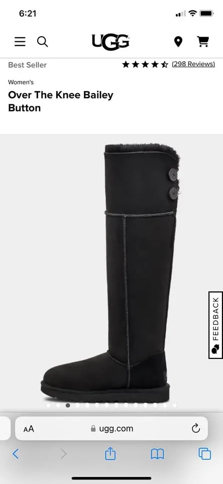 UGG- over the knee Bailey boots size 8 image indicator(2)