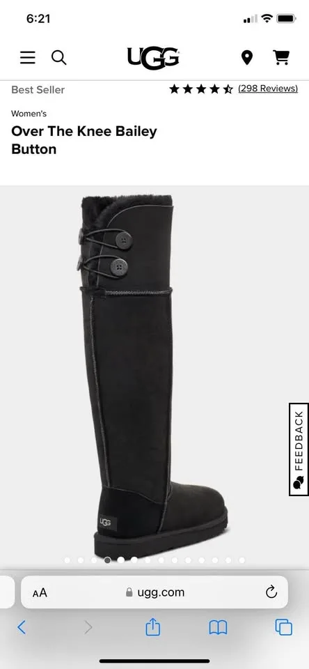 UGG- over the knee Bailey boots size 8 image indicator(3)