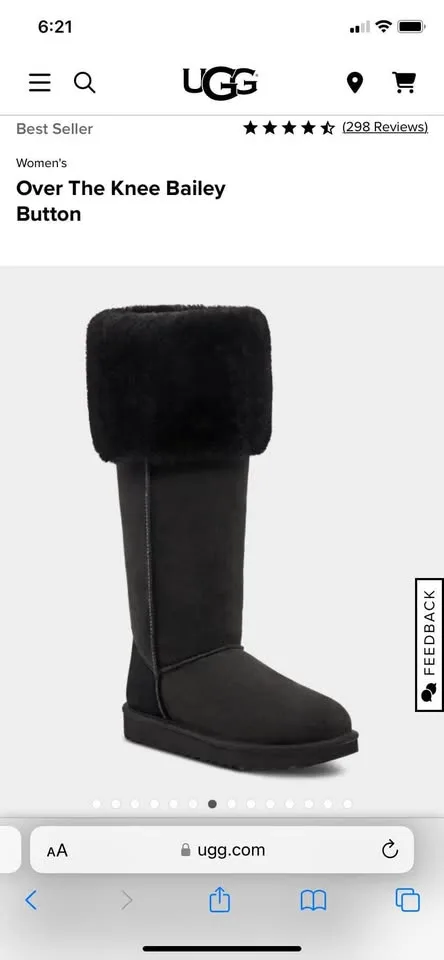 UGG- over the knee Bailey boots size 8 image indicator(4)