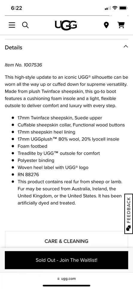 UGG- over the knee Bailey boots size 8 image indicator(5)