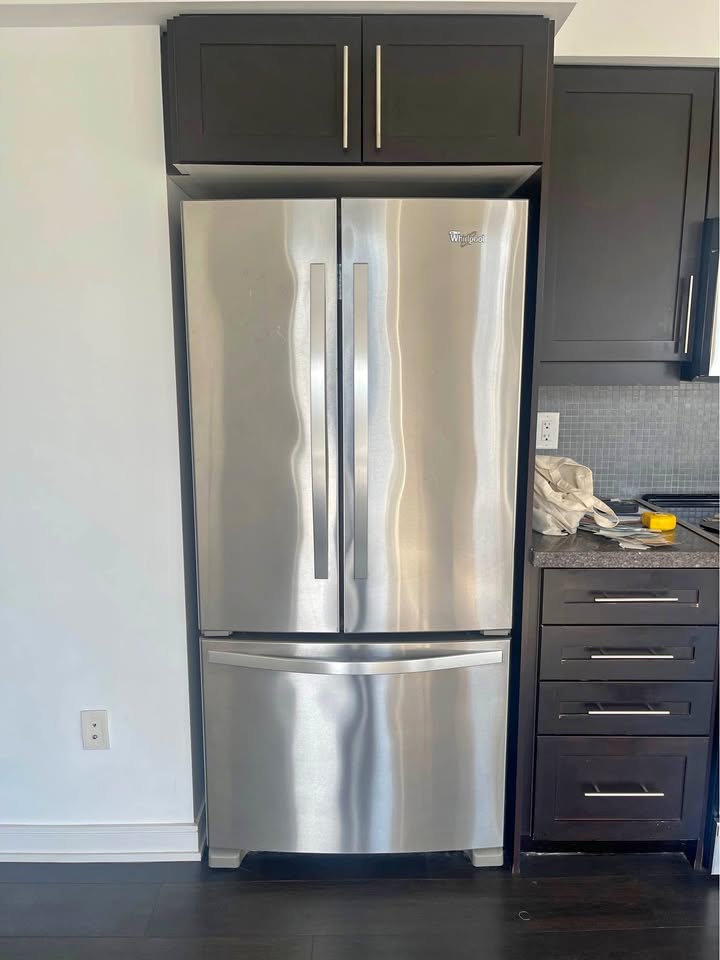 Whirlpool French Door Fridge - Stainless Steel, Excellent