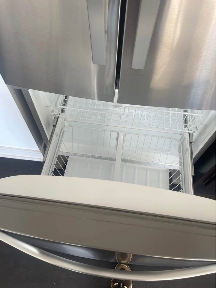 Whirlpool French Door Fridge - Stainless Steel, Excellent - photo 3
