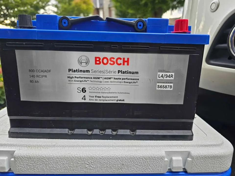 NEW Bosch Battery S6587B - 2019 Manufactured image indicator(2)