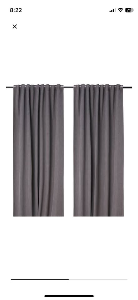 IKEA blackout curtains DAGOGA - photo 2