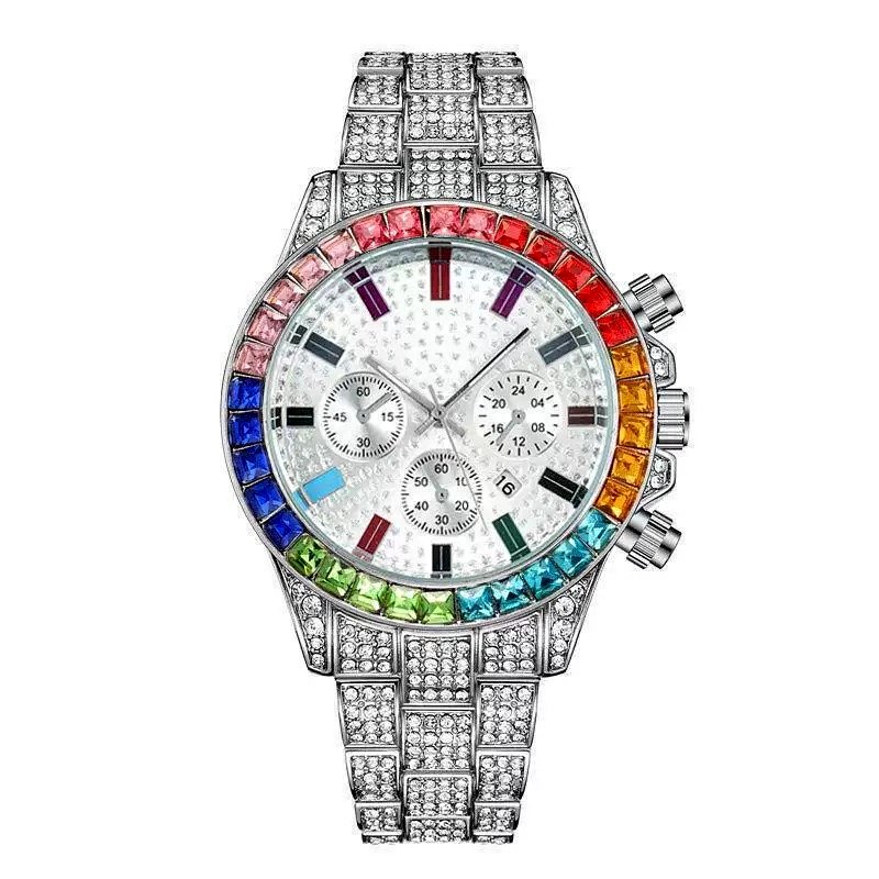 Iced Men King Hublo Style Watch