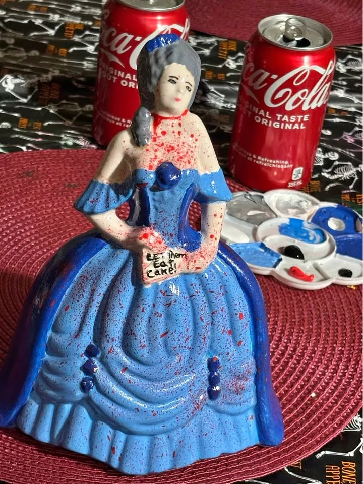 Hand Painted Marie Antoinette inspired Porcelain doll