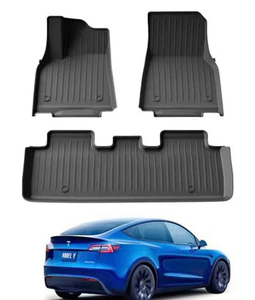 Tesla Model Y Floor Mats 2023-2021, Pure TPE, All Weather