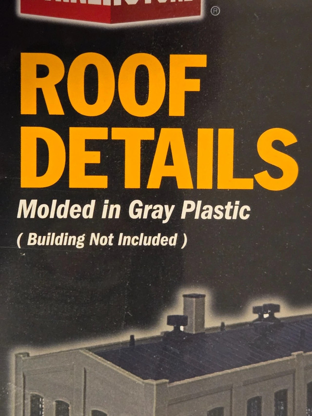 Walthers Cornerstone Roof Details HO Scale Model Kit - photo 3