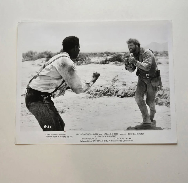 Burt Lancaster Ossie Davis "The Scalphunters" 1968 Movie