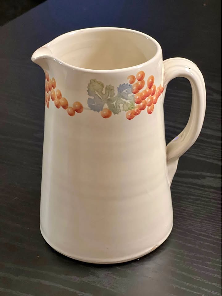Nicola Fasano Ceramic Pitcher 7.5” Made In Italy