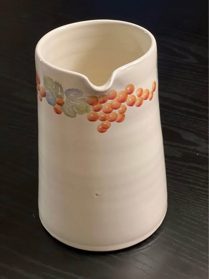 Nicola Fasano Ceramic Pitcher 7.5” Made In Italy - photo 4