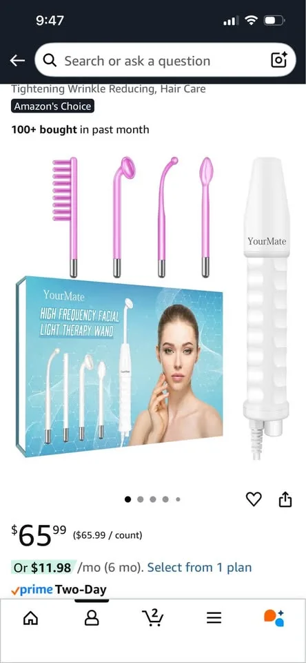 Facial light therapy wand image indicator(4)