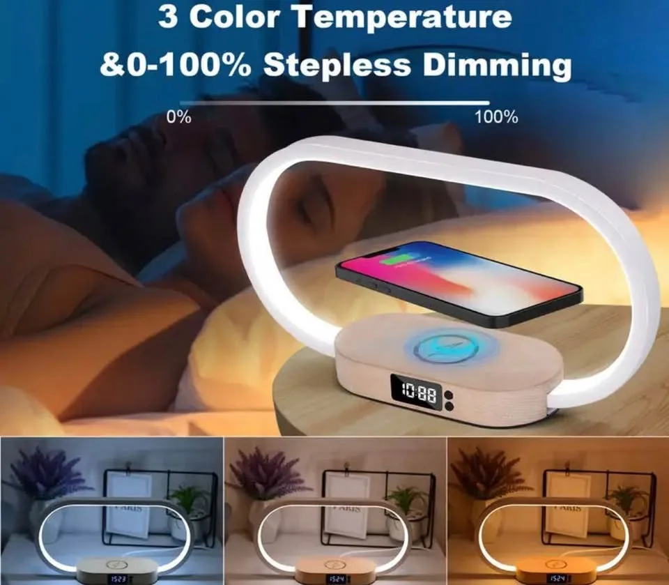 LED Lamp with Charger Pad image indicator(10)